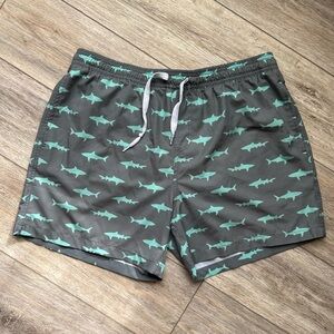 Maamgic Stretch Grey Shark Swim Trunks XXL